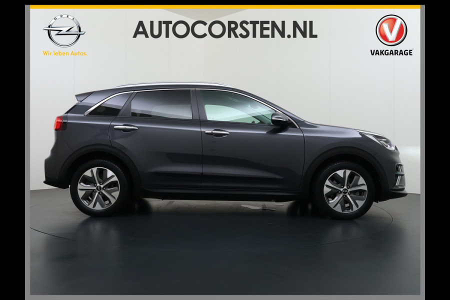 Kia e-Niro 204pk AUT. ExecutiveLine 64kWh SOH 100% Fase 3 Warmtepomp Leder Elek.Stoel+Memory JBL®-Audio Navi Ecc Camera Apple Carplay Andro Stoelverwarming+Koeling Stuurverwarming Lmv Privacy Glas DAB Vess Lane Assist Blind Spot Origineel Nederlandse Auto Dealeronderhouden