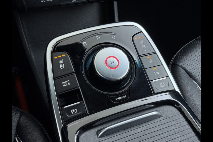 Kia e-Niro 204pk AUT. ExecutiveLine 64kWh SOH 100% Fase 3 Warmtepomp Leder Elek.Stoel+Memory JBL®-Audio Navi Ecc Camera Apple Carplay Andro Stoelverwarming+Koeling Stuurverwarming Lmv Privacy Glas DAB Vess Lane Assist Blind Spot Origineel Nederlandse Auto Dealeronderhouden