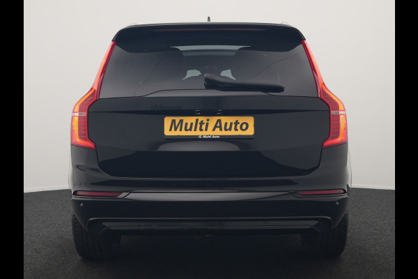 Volvo XC90 T8 Recharge AWD Ultimate Dark LONG RANGE 7 Persoons PHEV 455pk Dealer O.H. | Trekhaak Af Fabriek | Luchtvering | Panodak | Adaptive Cruise | Head Up | 360 Camera | Lederen Sportstoelen Massage & Ventilatie & Memory | Harman / Kardon | Keyless | Blis | Stoelen & Stuur Verwarmd | Plug In Hybrid |