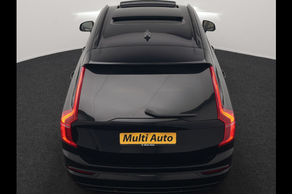 Volvo XC90 T8 Recharge AWD Ultimate Dark LONG RANGE 7 Persoons PHEV 455pk Dealer O.H. | Trekhaak Af Fabriek | Luchtvering | Panodak | Adaptive Cruise | Head Up | 360 Camera | Lederen Sportstoelen Massage & Ventilatie & Memory | Harman / Kardon | Keyless | Blis | Stoelen & Stuur Verwarmd | Plug In Hybrid |