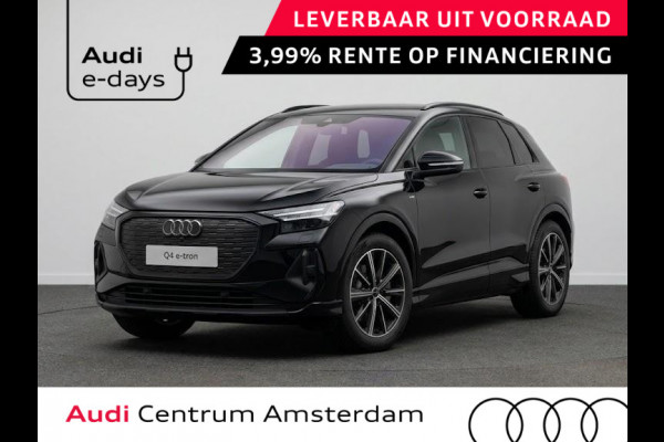 Audi Q4 e-tron 45 S edition Competition 82 kWh 286 pk | Assistentiepakket plus | Comfortpakket | Lichtpakket plus ambient light | Optiekpakket zwart plus |