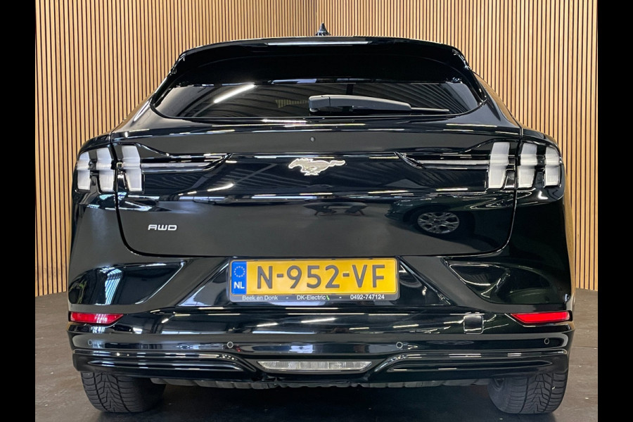 Ford Mustang Mach-E Extended AWD 98 kWh|91% SOH|BLACK|TREKHAAK|LEDER|B&O|ACC|360+V+A-CAMERA|CARPLAY|STOEL+STUURVERW|NL|INC BTW|NAP