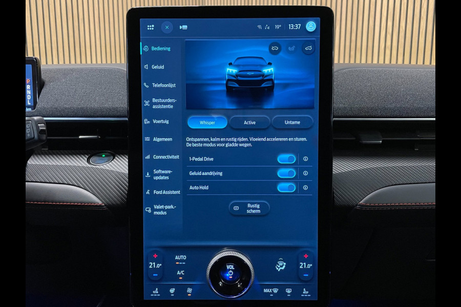 Ford Mustang Mach-E Extended AWD 98 kWh|91% SOH|BLACK|TREKHAAK|LEDER|B&O|ACC|360+V+A-CAMERA|CARPLAY|STOEL+STUURVERW|NL|INC BTW|NAP