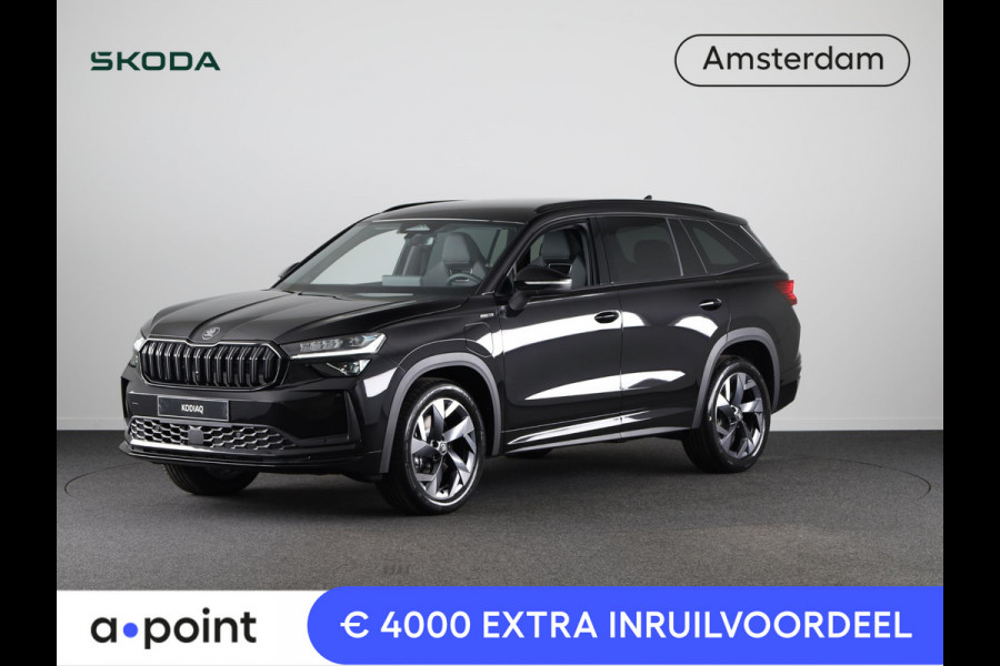 Škoda Kodiaq Sportline Business PHEV 1.5 TSI 204 pk 6 versn. DSG | Panoramadak | Trekhaak | Winterpakket | Elek. stoel | Adaptive Cruise | Blind Spot |