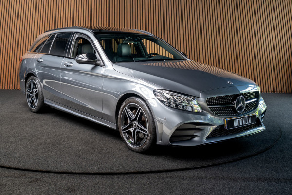 Mercedes-Benz C-Klasse Estate 180 AMG Pano Leer Camera Navi LED PTS Elekt. achterklep Elektr. trekhaak LM velgen BTW auto!