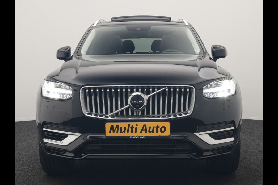 Volvo XC90 T8 Recharge AWD Plus Bright 7 Persoons LONG RANGE PHEV 455pk Dealer O.H. | Panodak | Adaptive Cruise | 360 Camera | Harman / Kardon | Lederen Sportstoelen Memory & Verwarmd | Keyless | Blis | Stuur Verwarmd | Apple Carplay | Navigatie | DAB | Plug In Hybrid |