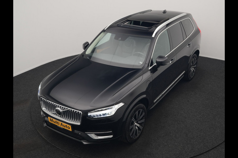 Volvo XC90 T8 Recharge AWD Plus Bright 7 Persoons LONG RANGE PHEV 455pk Dealer O.H. | Panodak | Adaptive Cruise | 360 Camera | Harman / Kardon | Lederen Sportstoelen Memory & Verwarmd | Keyless | Blis | Stuur Verwarmd | Apple Carplay | Navigatie | DAB | Plug In Hybrid |