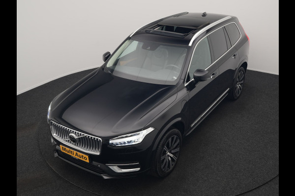 Volvo XC90 T8 Recharge AWD Plus Bright 7 Persoons LONG RANGE PHEV 455pk Dealer O.H. | Panodak | Adaptive Cruise | 360 Camera | Harman / Kardon | Lederen Sportstoelen Memory & Verwarmd | Keyless | Blis | Stuur Verwarmd | Apple Carplay | Navigatie | DAB | Plug In Hybrid |