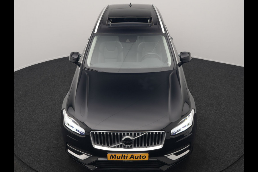 Volvo XC90 T8 Recharge AWD Plus Bright 7 Persoons LONG RANGE PHEV 455pk Dealer O.H. | Panodak | Adaptive Cruise | 360 Camera | Harman / Kardon | Lederen Sportstoelen Memory & Verwarmd | Keyless | Blis | Stuur Verwarmd | Apple Carplay | Navigatie | DAB | Plug In Hybrid |