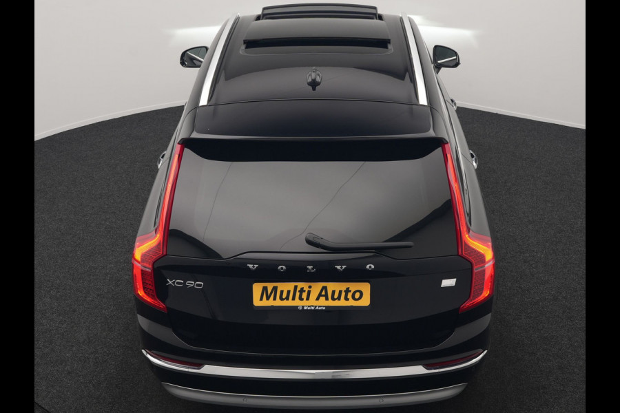 Volvo XC90 T8 Recharge AWD Plus Bright 7 Persoons LONG RANGE PHEV 455pk Dealer O.H. | Panodak | Adaptive Cruise | 360 Camera | Harman / Kardon | Lederen Sportstoelen Memory & Verwarmd | Keyless | Blis | Stuur Verwarmd | Apple Carplay | Navigatie | DAB | Plug In Hybrid |