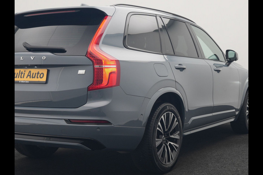 Volvo XC90 T8 Recharge AWD Plus Dark 7 Persoons LONG RANGE PHEV 455pk Dealer O.H. | Trekhaak Af Fabriek | Luchtvering | Adaptive Cruise | 360 Camera | Harman / Kardon | Lederen Sportstoelen Memory & Ventilatie | Keyless | Blis | Google Assistent | Stuur & Stoelen Verwarmd  | Plug In Hybrid |