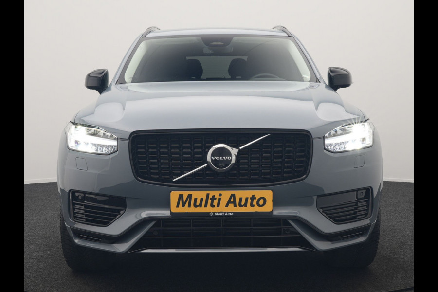 Volvo XC90 T8 Recharge AWD Plus Dark 7 Persoons LONG RANGE PHEV 455pk Dealer O.H. | Trekhaak Af Fabriek | Luchtvering | Adaptive Cruise | 360 Camera | Harman / Kardon | Lederen Sportstoelen Memory & Ventilatie | Keyless | Blis | Google Assistent | Stuur & Stoelen Verwarmd  | Plug In Hybrid |