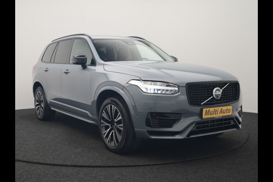 Volvo XC90 T8 Recharge AWD Plus Dark 7 Persoons LONG RANGE PHEV 455pk Dealer O.H. | Trekhaak Af Fabriek | Luchtvering | Adaptive Cruise | 360 Camera | Harman / Kardon | Lederen Sportstoelen Memory & Ventilatie | Keyless | Blis | Google Assistent | Stuur & Stoelen Verwarmd  | Plug In Hybrid |