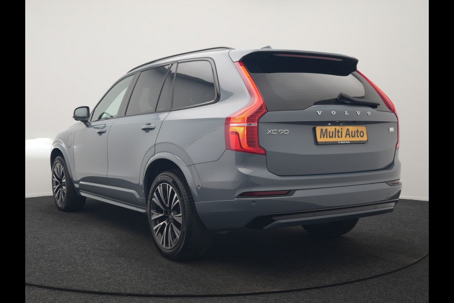 Volvo XC90 T8 Recharge AWD Plus Dark 7 Persoons LONG RANGE PHEV 455pk Dealer O.H. | Trekhaak Af Fabriek | Luchtvering | Adaptive Cruise | 360 Camera | Harman / Kardon | Lederen Sportstoelen Memory & Ventilatie | Keyless | Blis | Google Assistent | Stuur & Stoelen Verwarmd  | Plug In Hybrid |