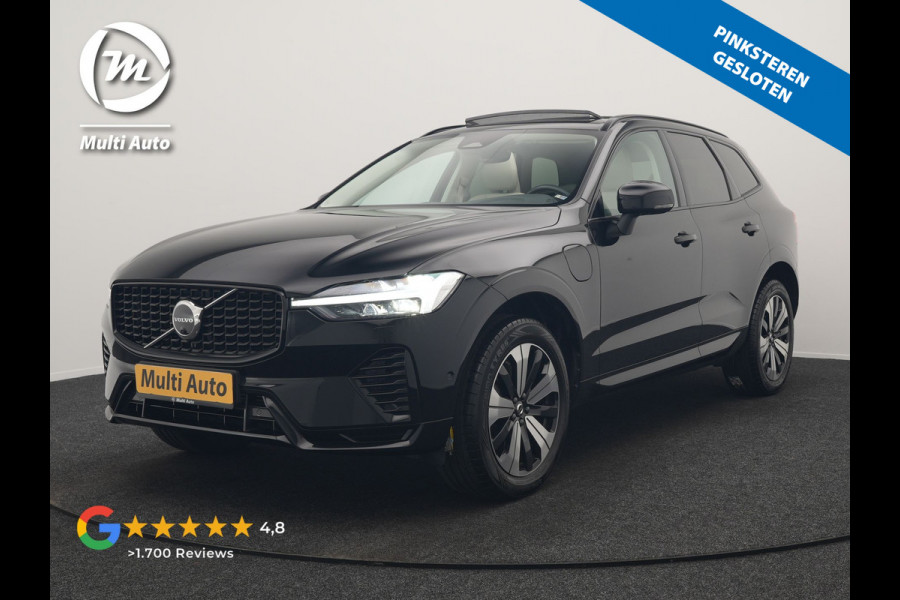 Volvo XC60 T6 AWD R-Design LONG RANGE PHEV 350pk Dealer O.H. | Trekhaak Af Fabriek | Panodak | Adaptive Cruise | 360 Camera | Harman / Kardon | Lederen Sportstoelen Memory & Verwarmd | Blis | Keyless | Google Assistent | Apple Carplay | DAB | Plug In Hybrid |