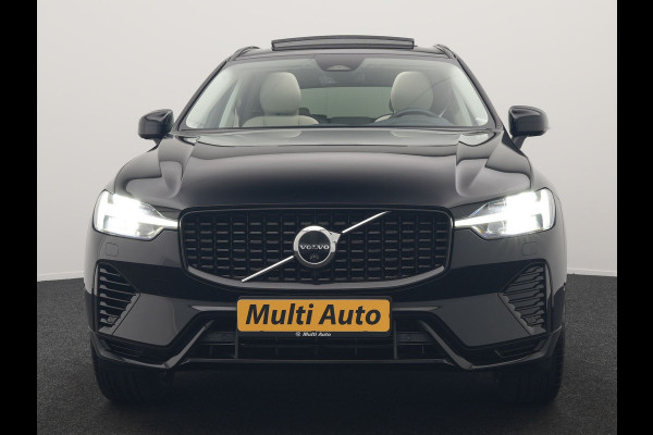 Volvo XC60 T6 AWD R-Design LONG RANGE PHEV 350pk Dealer O.H. | Trekhaak Af Fabriek | Panodak | Adaptive Cruise | 360 Camera | Harman / Kardon | Lederen Sportstoelen Memory & Verwarmd | Blis | Keyless | Google Assistent | Apple Carplay | DAB | Plug In Hybrid |