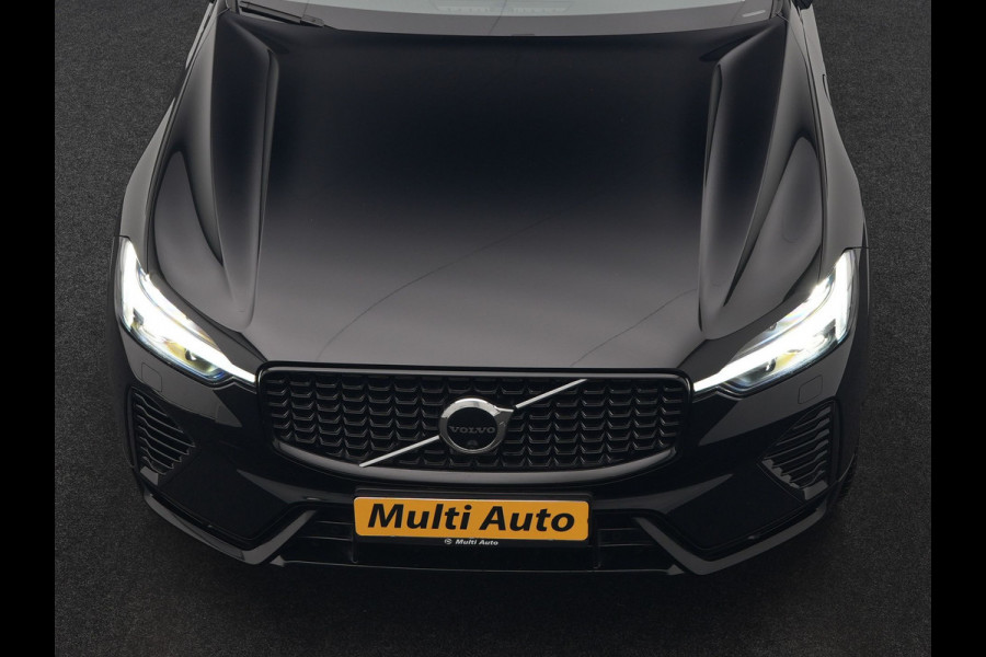 Volvo XC60 T6 AWD R-Design LONG RANGE PHEV 350pk Dealer O.H. | Trekhaak Af Fabriek | Panodak | Adaptive Cruise | 360 Camera | Harman / Kardon | Lederen Sportstoelen Memory & Verwarmd | Blis | Keyless | Google Assistent | Apple Carplay | DAB | Plug In Hybrid |