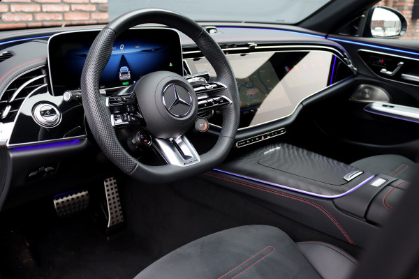 Mercedes-Benz E-Klasse AMG 53 4MATIC+ Premium | 585pk | Hyperscreen | Achterasbesturing | Distronic | Burmester | HUD | Digital Light | Stoelverwarming | Surround Camera | Keyless Go |