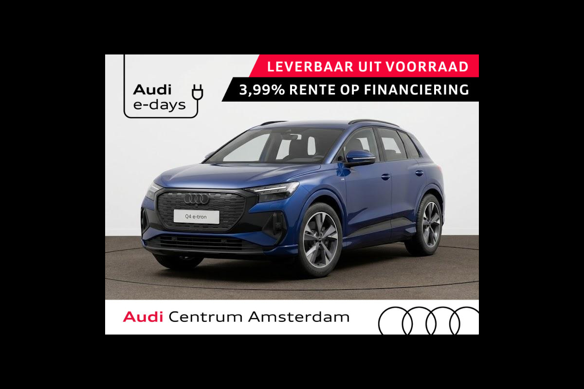 Audi Q4 e-tron 45 S edition Competition 82 kWh 286 pk | Assistentiepakket plus | Comfortpakket | Lichtpakket plus ambient light | Trekhaak |