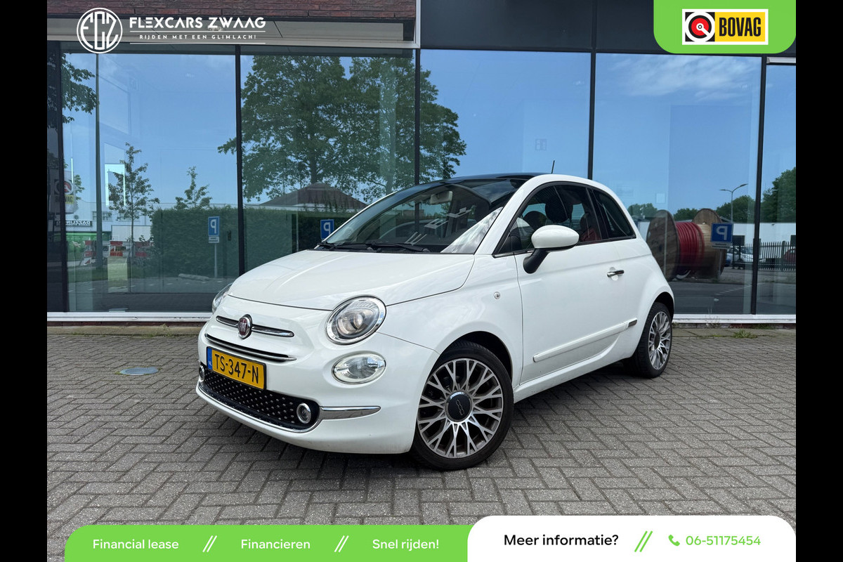 Fiat 500 0.9 TwinAir Turbo Lounge - Automaat - Navi - Airco - Parkeerhulp - Org.NL