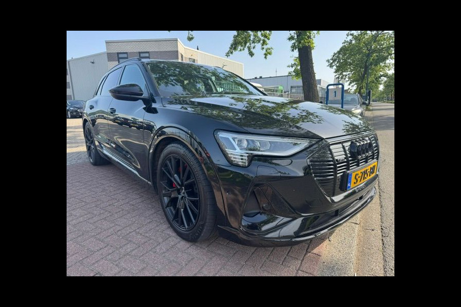 Audi e-tron 55 Quattro 408pk S Edition 95 kWh SOH 90,8% Zeer Complete Auto Black on Black