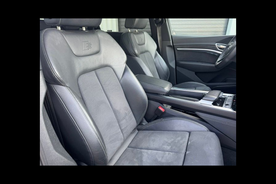 Audi e-tron 55 Quattro 408pk S Edition 95 kWh SOH 90,8% Zeer Complete Auto Black on Black