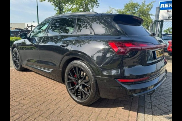 Audi e-tron 55 Quattro 408pk S Edition 95 kWh SOH 90,8% Zeer Complete Auto Black on Black