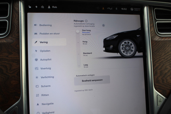 Tesla Model S 100D / Autopilot 2.5 / Luchtvering / Panoramadak / Performance package / Leder / Navigatie / 20'' / Audio Premium