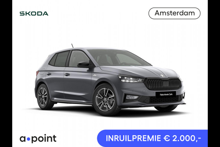 Škoda Fabia Monte Carlo 1.0 TSI 95 pk 5 versn. Hand | Verwarmbare voorstoelen | ACC | Hill start