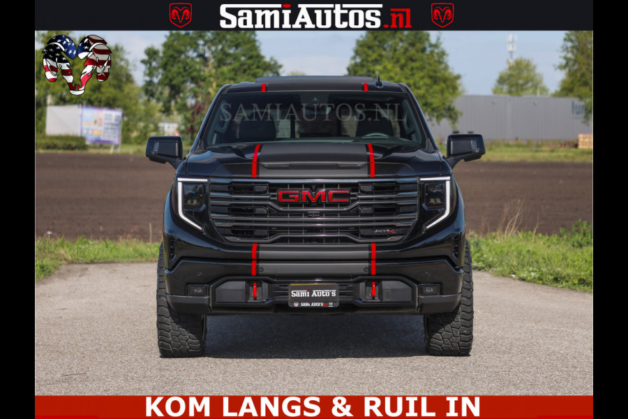 GMC Sierra AT4 6.2 V8 4X4 | VIRTUAL COCKPIT | LPG | HUD | BOM VOL | DC | RAM DEALER NEDERLAND | Dubbele Cabine met Royale 5 Zitplaatsen | BPM vrij | Nu Leverbaar uit Voorraad | Voorraad Nr 261530 |