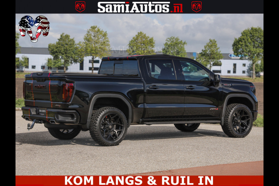 GMC Sierra AT4 6.2 V8 4X4 | VIRTUAL COCKPIT | LPG | HUD | BOM VOL | DC | RAM DEALER NEDERLAND | Dubbele Cabine met Royale 5 Zitplaatsen | BPM vrij | Nu Leverbaar uit Voorraad | Voorraad Nr 261530 |