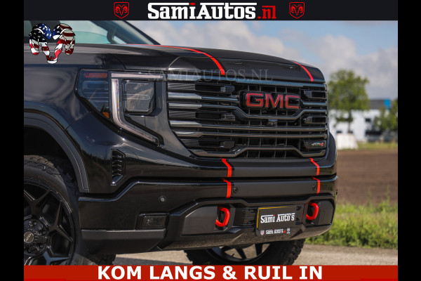 GMC Sierra AT4 6.2 V8 4X4 | VIRTUAL COCKPIT | LPG | HUD | BOM VOL | DC | RAM DEALER NEDERLAND | Dubbele Cabine met Royale 5 Zitplaatsen | BPM vrij | Nu Leverbaar uit Voorraad | Voorraad Nr 261530 |