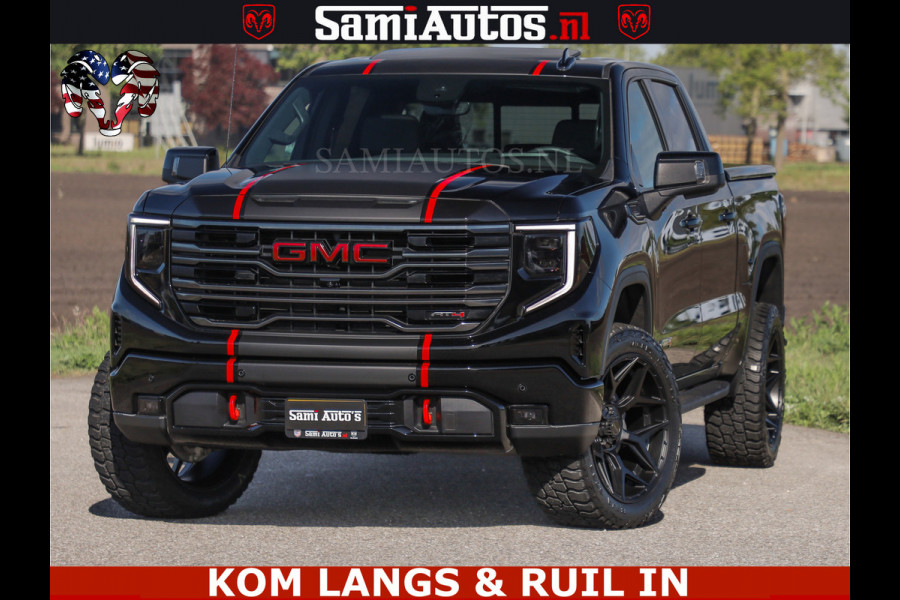 GMC Sierra AT4 6.2 V8 4X4 | VIRTUAL COCKPIT | LPG | HUD | BOM VOL | DC | RAM DEALER NEDERLAND | Dubbele Cabine met Royale 5 Zitplaatsen | BPM vrij | Nu Leverbaar uit Voorraad | Voorraad Nr 261530 |