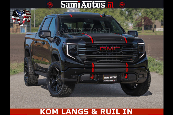 GMC Sierra AT4 6.2 V8 4X4 | VIRTUAL COCKPIT | LPG | HUD | BOM VOL | DC | RAM DEALER NEDERLAND | Dubbele Cabine met Royale 5 Zitplaatsen | BPM vrij | Nu Leverbaar uit Voorraad | Voorraad Nr 261530 |