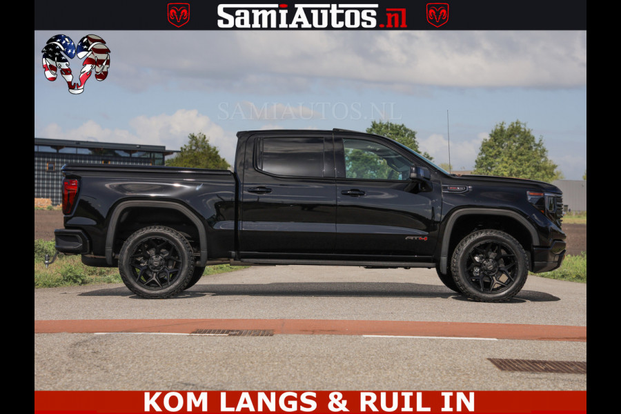 GMC Sierra AT4 6.2 V8 4X4 | VIRTUAL COCKPIT | LPG | HUD | BOM VOL | DC | RAM DEALER NEDERLAND | Dubbele Cabine met Royale 5 Zitplaatsen | BPM vrij | Nu Leverbaar uit Voorraad | Voorraad Nr 261530 |