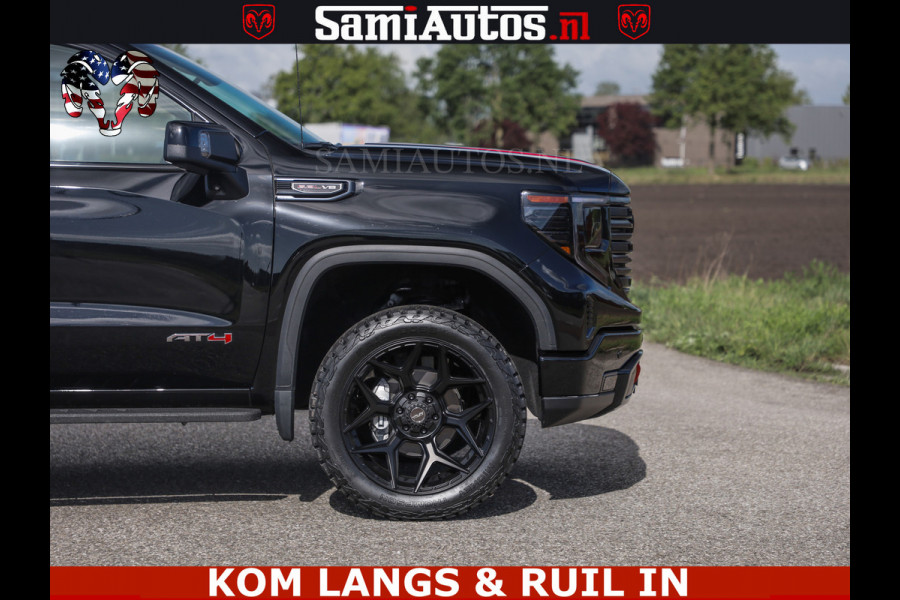 GMC Sierra AT4 6.2 V8 4X4 | VIRTUAL COCKPIT | LPG | HUD | BOM VOL | DC | RAM DEALER NEDERLAND | Dubbele Cabine met Royale 5 Zitplaatsen | BPM vrij | Nu Leverbaar uit Voorraad | Voorraad Nr 261530 |
