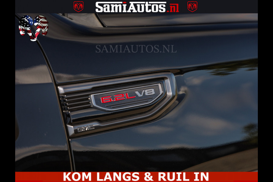 GMC Sierra AT4 6.2 V8 4X4 | VIRTUAL COCKPIT | LPG | HUD | BOM VOL | DC | RAM DEALER NEDERLAND | Dubbele Cabine met Royale 5 Zitplaatsen | BPM vrij | Nu Leverbaar uit Voorraad | Voorraad Nr 261530 |