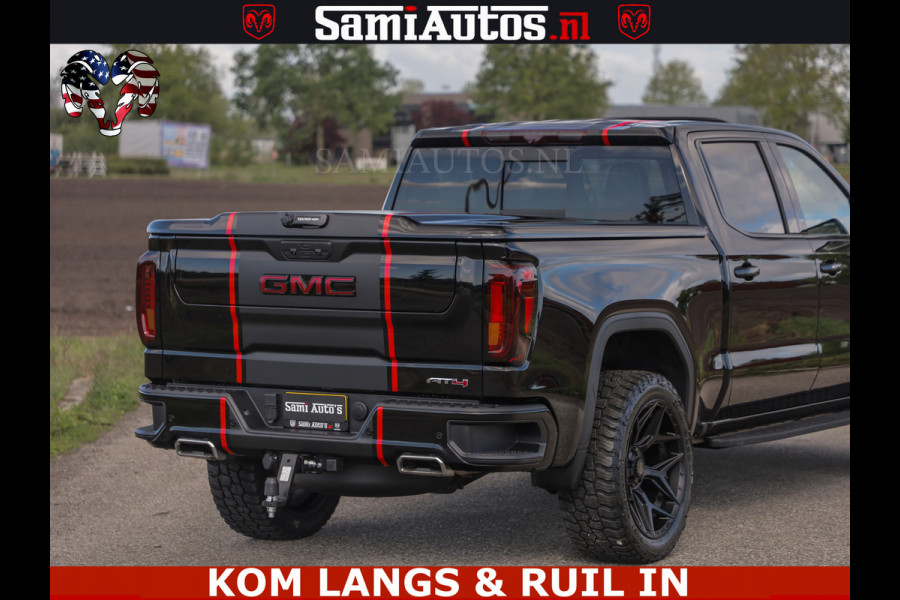 GMC Sierra AT4 6.2 V8 4X4 | VIRTUAL COCKPIT | LPG | HUD | BOM VOL | DC | RAM DEALER NEDERLAND | Dubbele Cabine met Royale 5 Zitplaatsen | BPM vrij | Nu Leverbaar uit Voorraad | Voorraad Nr 261530 |