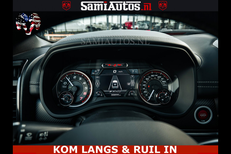 Dodge Ram TRX HELLCAT | 6.2 V8 702PK | FLAME RED | BOM VOL | CARBON | RAMBAR | HUD | LPG | BEAD-LOCK WHEELS | CREW CAB 5 PERSOONS | BEDRIJFS AUTO DUBBELE CABINE DC |
