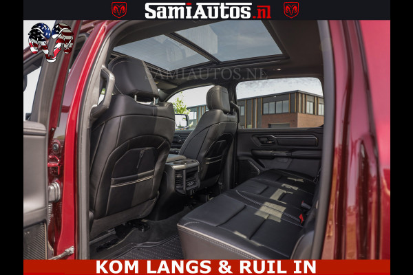 Dodge Ram DELMONICO | LIMITED NIGHT 5.7 V8 | BOM VOL | HUD | LUCHTVERING | MEEST LUXE DUBBELE CABINE | 5 PERSOONS | ROYALE STOELEN MET LUXE BEKLEDING | DC | GRIJSKENTEKEN | Z.G.A.N | EERSTE EIGENAAR | ORIGINELE NEDERLANDSE AUTO |
