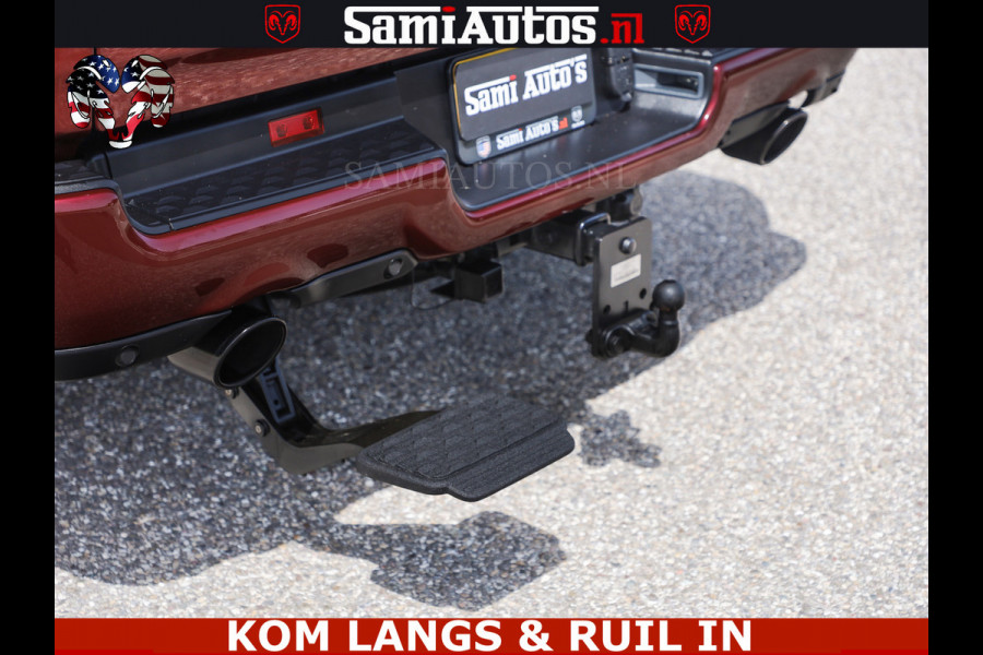 Dodge Ram DELMONICO | LIMITED NIGHT 5.7 V8 | BOM VOL | HUD | LUCHTVERING | MEEST LUXE DUBBELE CABINE | 5 PERSOONS | ROYALE STOELEN MET LUXE BEKLEDING | DC | GRIJSKENTEKEN | Z.G.A.N | EERSTE EIGENAAR | ORIGINELE NEDERLANDSE AUTO |