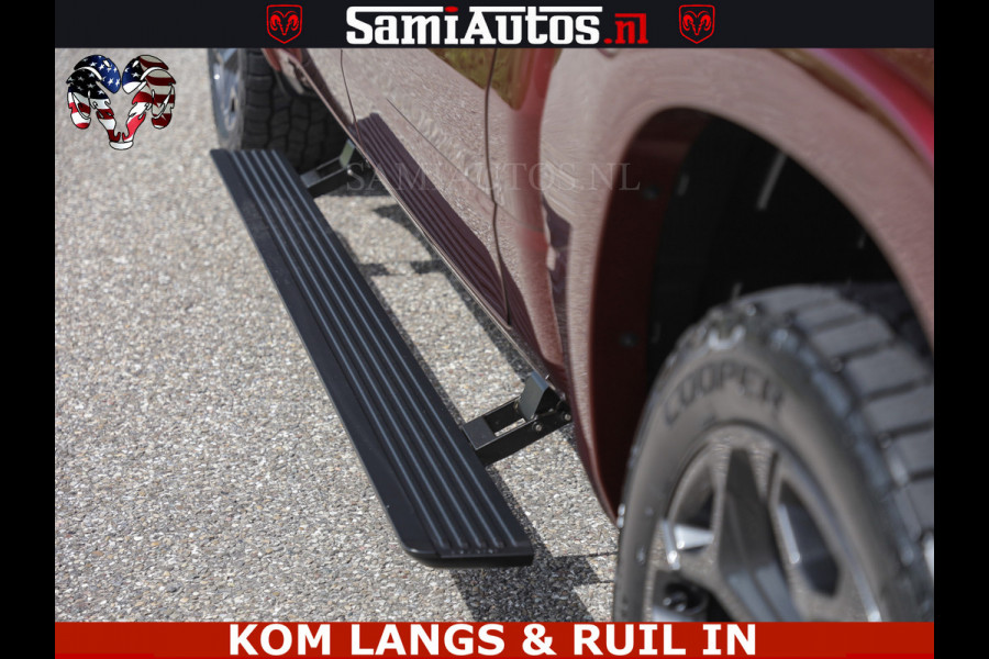 Dodge Ram DELMONICO | LIMITED NIGHT 5.7 V8 | BOM VOL | HUD | LUCHTVERING | MEEST LUXE DUBBELE CABINE | 5 PERSOONS | ROYALE STOELEN MET LUXE BEKLEDING | DC | GRIJSKENTEKEN | Z.G.A.N | EERSTE EIGENAAR | ORIGINELE NEDERLANDSE AUTO |
