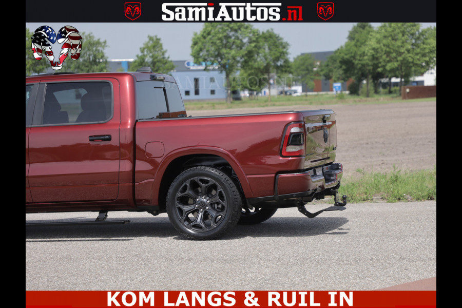 Dodge Ram DELMONICO | LIMITED NIGHT 5.7 V8 | BOM VOL | HUD | LUCHTVERING | MEEST LUXE DUBBELE CABINE | 5 PERSOONS | ROYALE STOELEN MET LUXE BEKLEDING | DC | GRIJSKENTEKEN | Z.G.A.N | EERSTE EIGENAAR | ORIGINELE NEDERLANDSE AUTO |