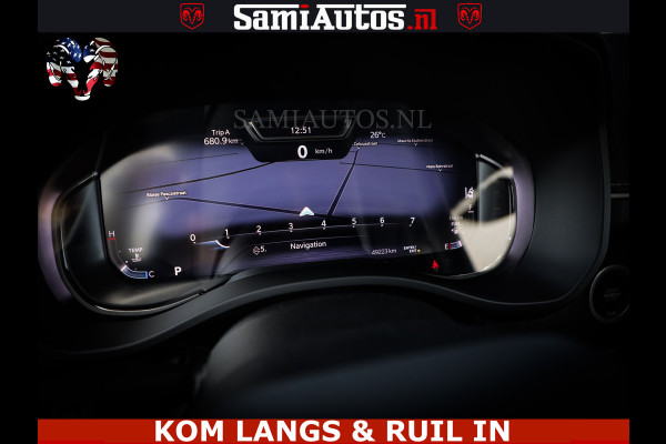 Dodge Ram DELMONICO | LIMITED NIGHT 5.7 V8 | BOM VOL | HUD | LUCHTVERING | MEEST LUXE DUBBELE CABINE | 5 PERSOONS | ROYALE STOELEN MET LUXE BEKLEDING | DC | GRIJSKENTEKEN | Z.G.A.N | EERSTE EIGENAAR | ORIGINELE NEDERLANDSE AUTO |