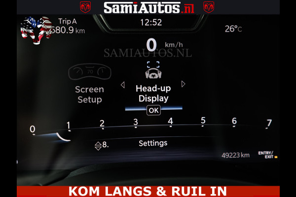 Dodge Ram DELMONICO | LIMITED NIGHT 5.7 V8 | BOM VOL | HUD | LUCHTVERING | MEEST LUXE DUBBELE CABINE | 5 PERSOONS | ROYALE STOELEN MET LUXE BEKLEDING | DC | GRIJSKENTEKEN | Z.G.A.N | EERSTE EIGENAAR | ORIGINELE NEDERLANDSE AUTO |