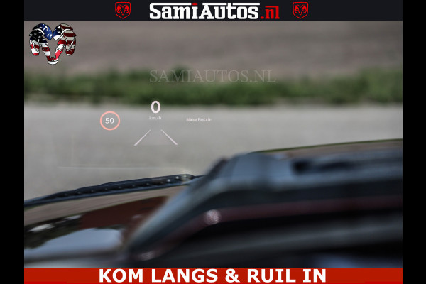 Dodge Ram DELMONICO | LIMITED NIGHT 5.7 V8 | BOM VOL | HUD | LUCHTVERING | MEEST LUXE DUBBELE CABINE | 5 PERSOONS | ROYALE STOELEN MET LUXE BEKLEDING | DC | GRIJSKENTEKEN | Z.G.A.N | EERSTE EIGENAAR | ORIGINELE NEDERLANDSE AUTO |