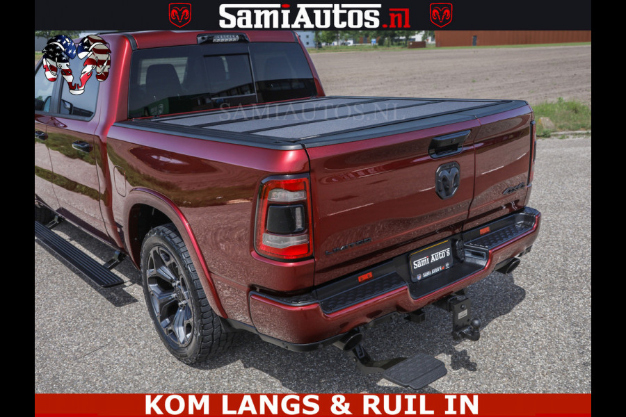 Dodge Ram DELMONICO | LIMITED NIGHT 5.7 V8 | BOM VOL | HUD | LUCHTVERING | MEEST LUXE DUBBELE CABINE | 5 PERSOONS | ROYALE STOELEN MET LUXE BEKLEDING | DC | GRIJSKENTEKEN | Z.G.A.N | EERSTE EIGENAAR | ORIGINELE NEDERLANDSE AUTO |