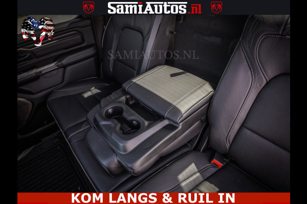 Dodge Ram DELMONICO | LIMITED NIGHT 5.7 V8 | BOM VOL | HUD | LUCHTVERING | MEEST LUXE DUBBELE CABINE | 5 PERSOONS | ROYALE STOELEN MET LUXE BEKLEDING | DC | GRIJSKENTEKEN | Z.G.A.N | EERSTE EIGENAAR | ORIGINELE NEDERLANDSE AUTO |