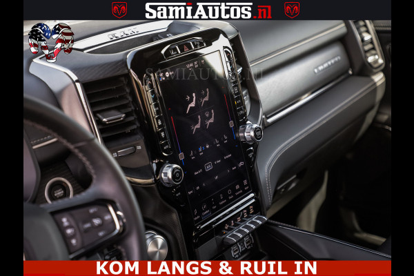 Dodge Ram DELMONICO | LIMITED NIGHT 5.7 V8 | BOM VOL | HUD | LUCHTVERING | MEEST LUXE DUBBELE CABINE | 5 PERSOONS | ROYALE STOELEN MET LUXE BEKLEDING | DC | GRIJSKENTEKEN | Z.G.A.N | EERSTE EIGENAAR | ORIGINELE NEDERLANDSE AUTO |