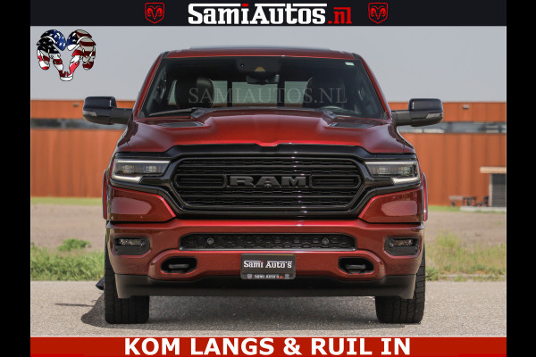 Dodge Ram DELMONICO | LIMITED NIGHT 5.7 V8 | BOM VOL | HUD | LUCHTVERING | MEEST LUXE DUBBELE CABINE | 5 PERSOONS | ROYALE STOELEN MET LUXE BEKLEDING | DC | GRIJSKENTEKEN | Z.G.A.N | EERSTE EIGENAAR | ORIGINELE NEDERLANDSE AUTO |